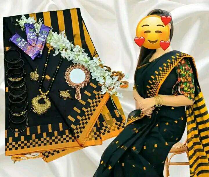 Pure Cotton Saree Gift Package