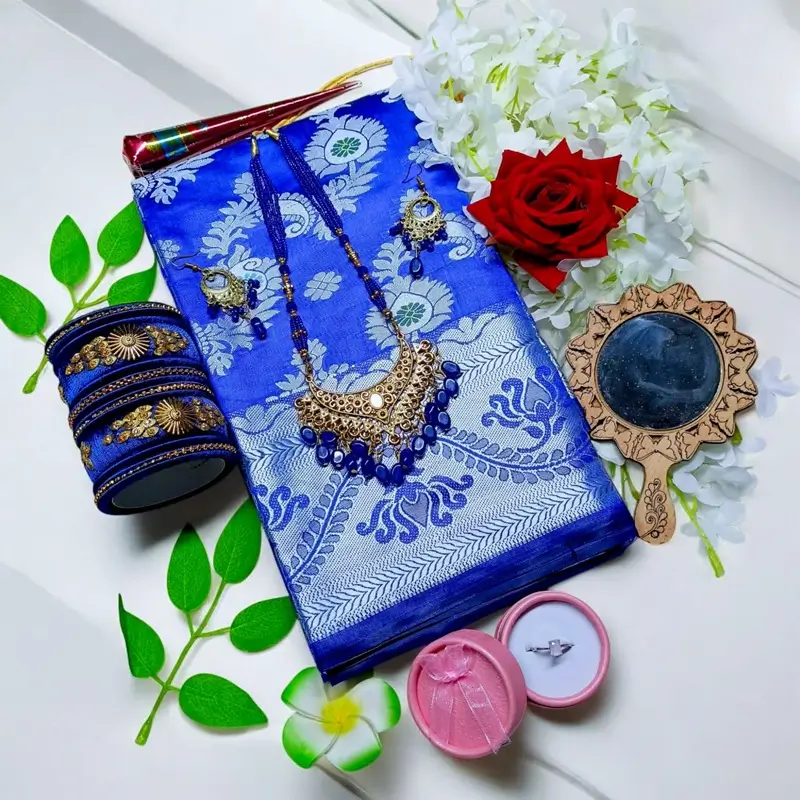 Katan Saree combo. শাড়ির গিফট প্যাকেজ